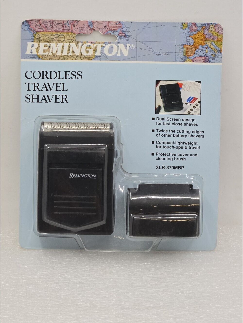 REMINGTON Cordless Travel Shaver XLR-370MBP Battery Operated Vintage 1993 HTF